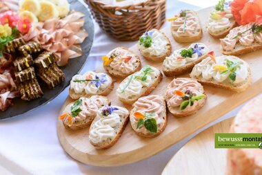 Buffet der bewusstmontafon Bäuerinnen | © bewusstmontafon, Patrick Säly